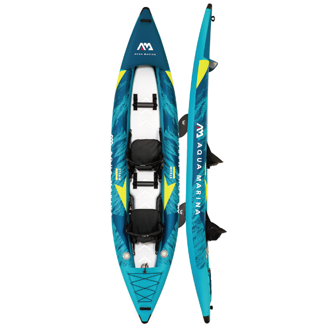 Aqua Marina Steam Inflatable Kayak Front & Side