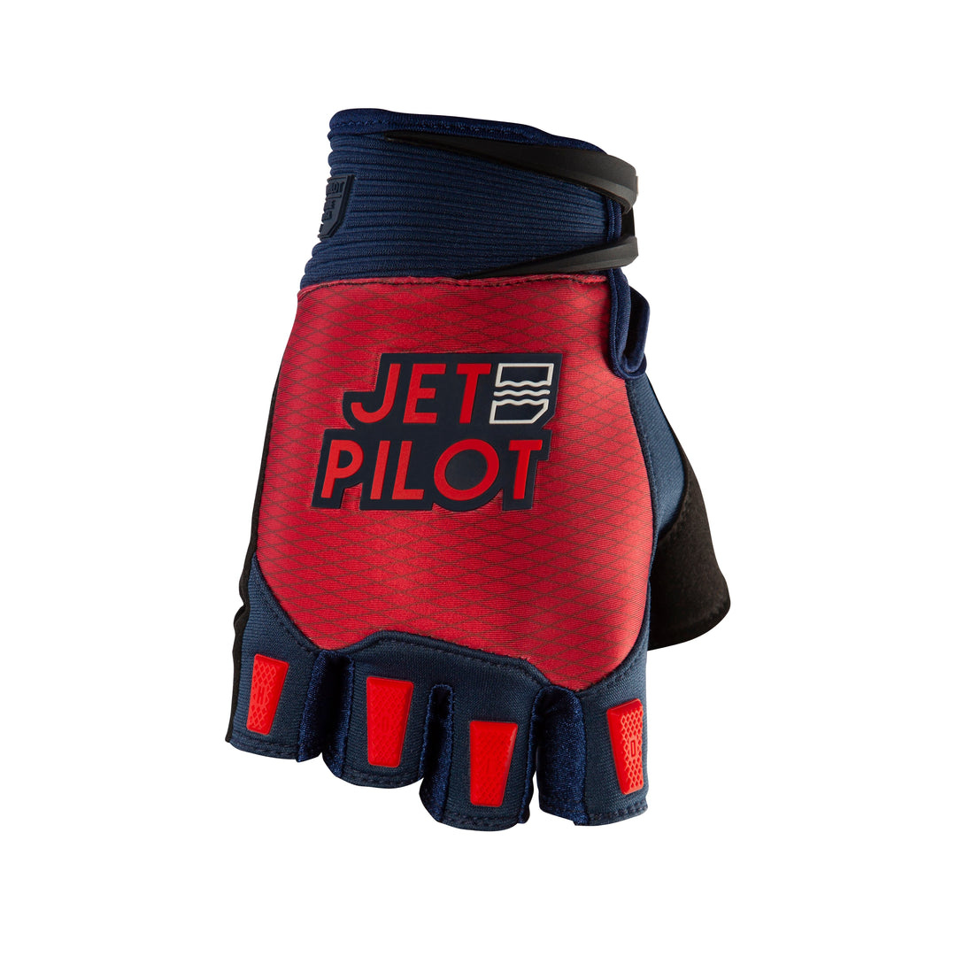 Jet Pilot Hold Fast Short Finger Glove Wakesurfing Accessories
