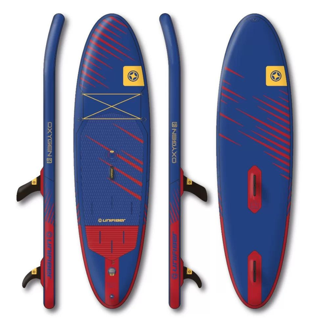 Unifiber Inflatable Windsurfing Board Oxygen 10'7" SL - 15 PSI Max